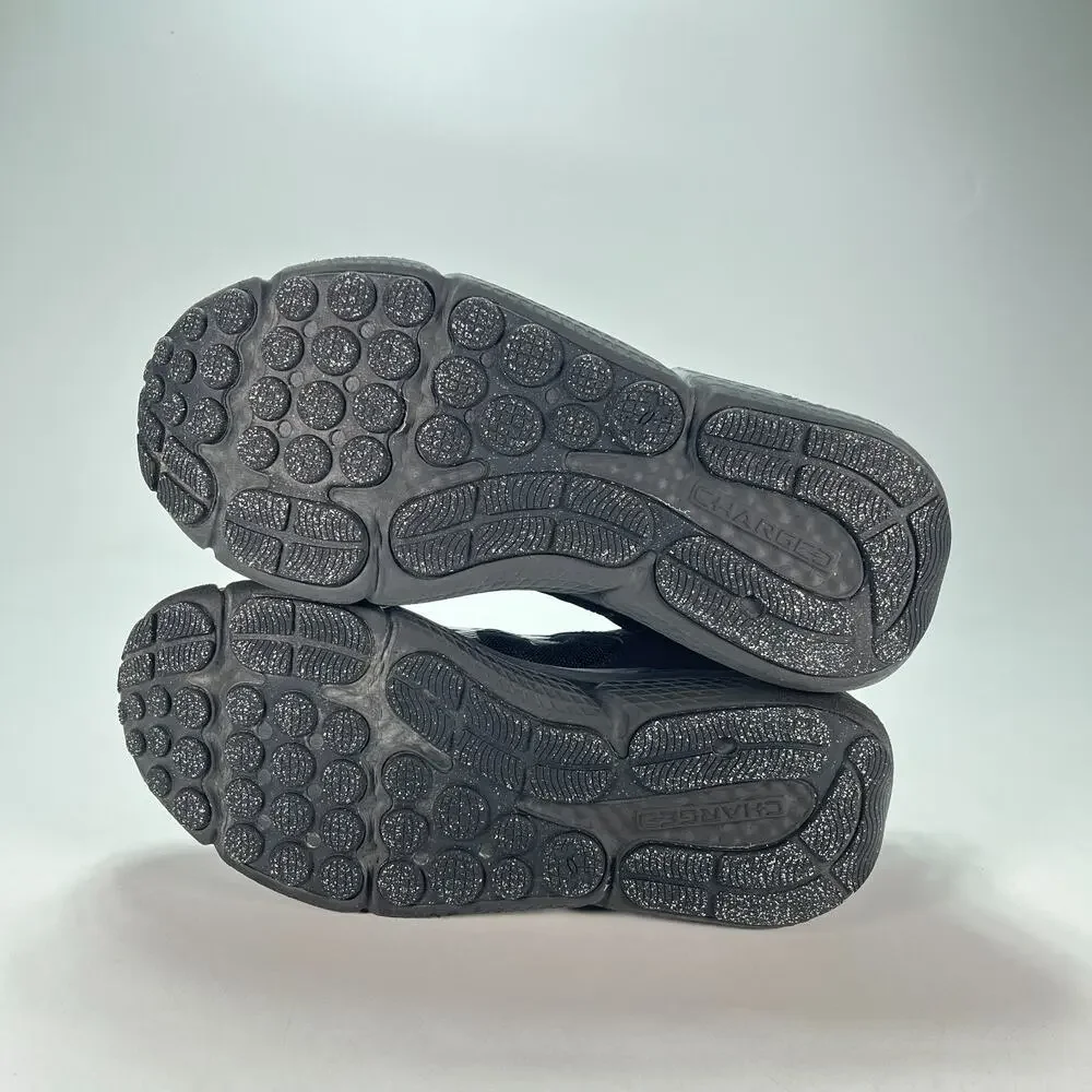 Under Armour Charged Assert 10 Black Pitch Grey Camo Running Shoes Men's Size 9